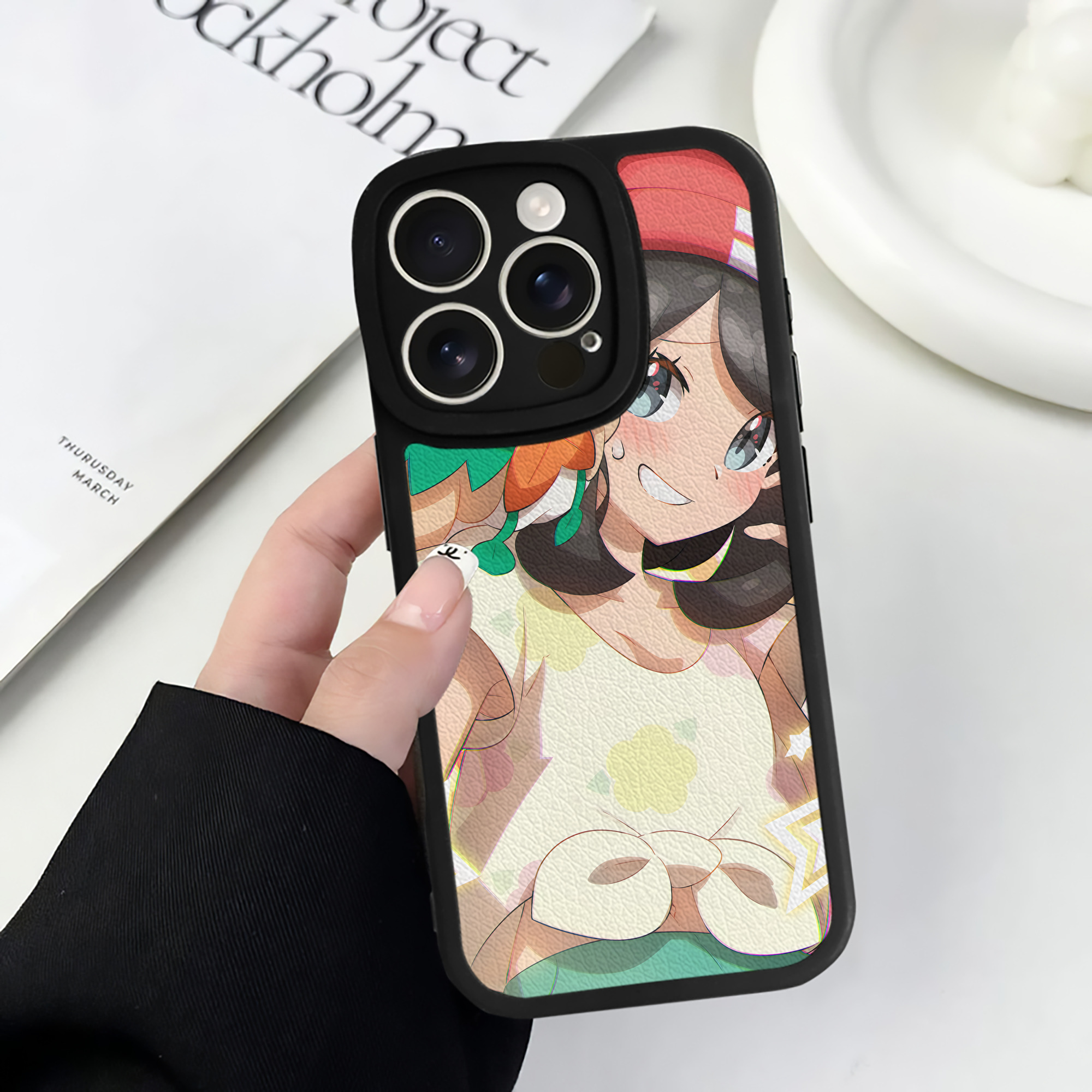 （画像用） ポケットモンスター Pokémon 【iPhone 16シリーズ対応】シリコンスマホケース（レザー調） 材質：シリコン